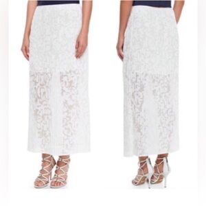 Theory “Delva” Maxi Skirt. White. Size S/P. New.